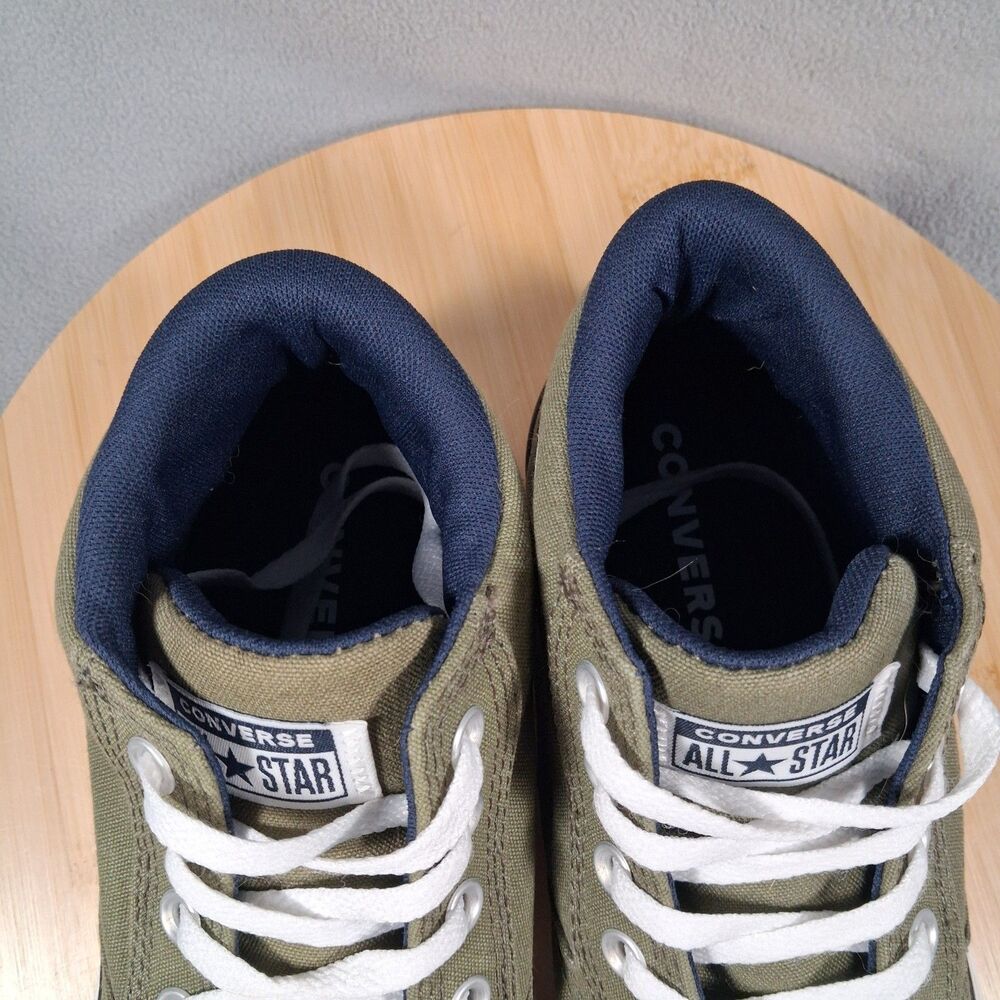 Converse Men's CTAS Size 9.5 Malden Street Green Mid Top Shoes Sneakers - Picture 14 of 15